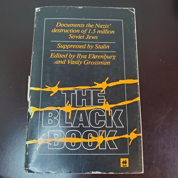 The Black Book ed. Ilya Ehrenburg Soviet Jew WW2 1981 Paperback - Picture 1 of 15